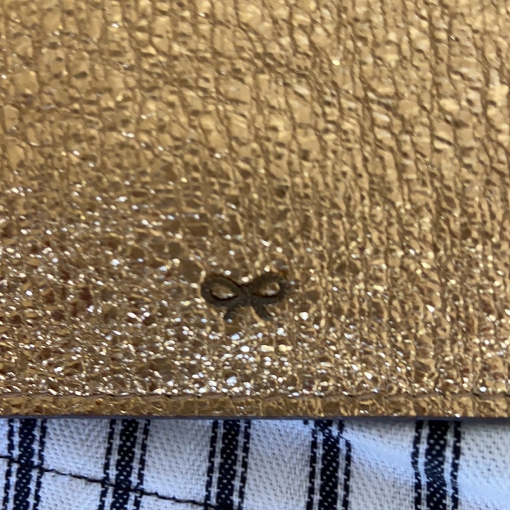 Anya hindmarch glitter gold zipper clutch - Picture 6 of 10